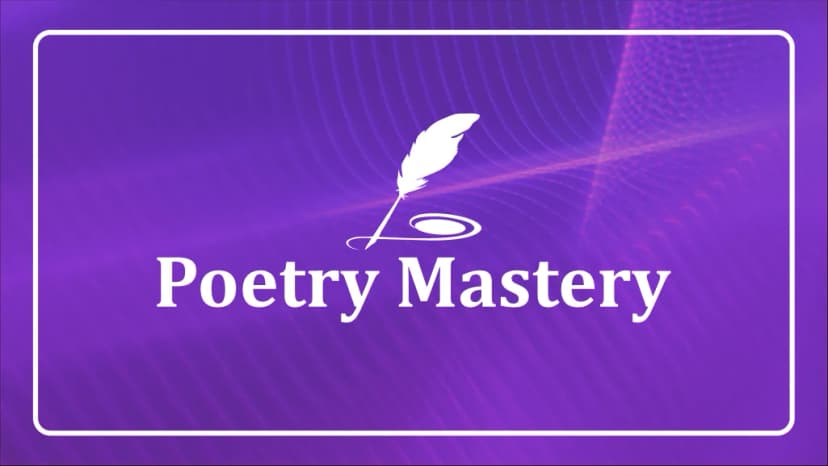 Poetry Mastery