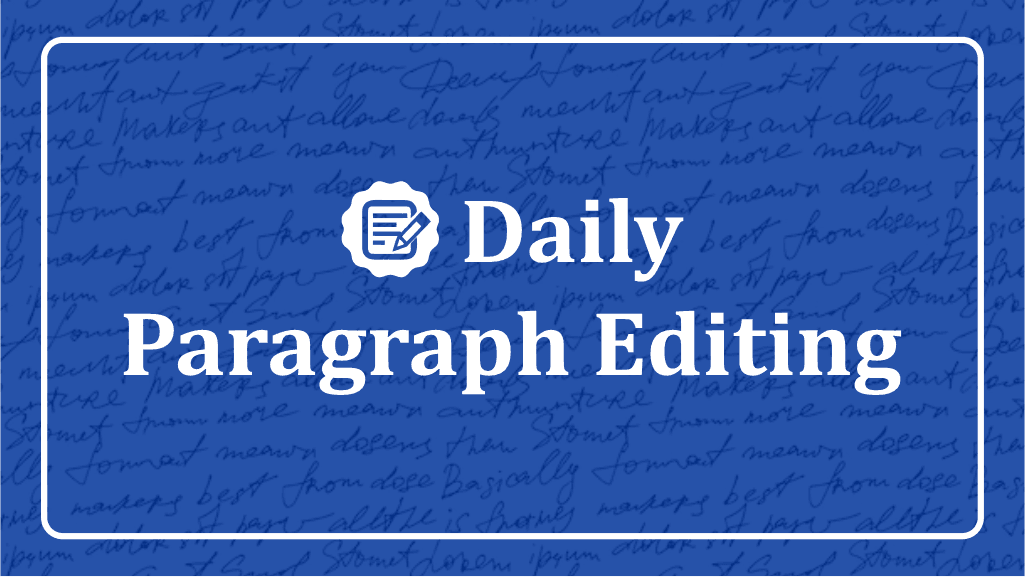 BrainTree Coaching daily paragraph practice